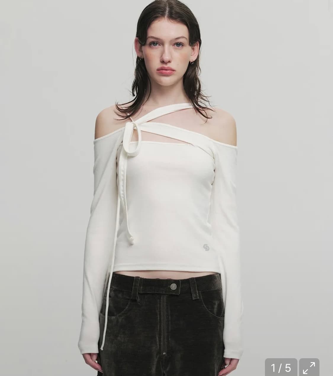 세릭 tangle strap top ivory (단종) 상품이미지2