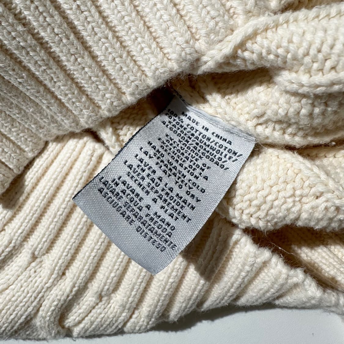 폴로 랄프로렌 케이블 라운드 니트 상품이미지6