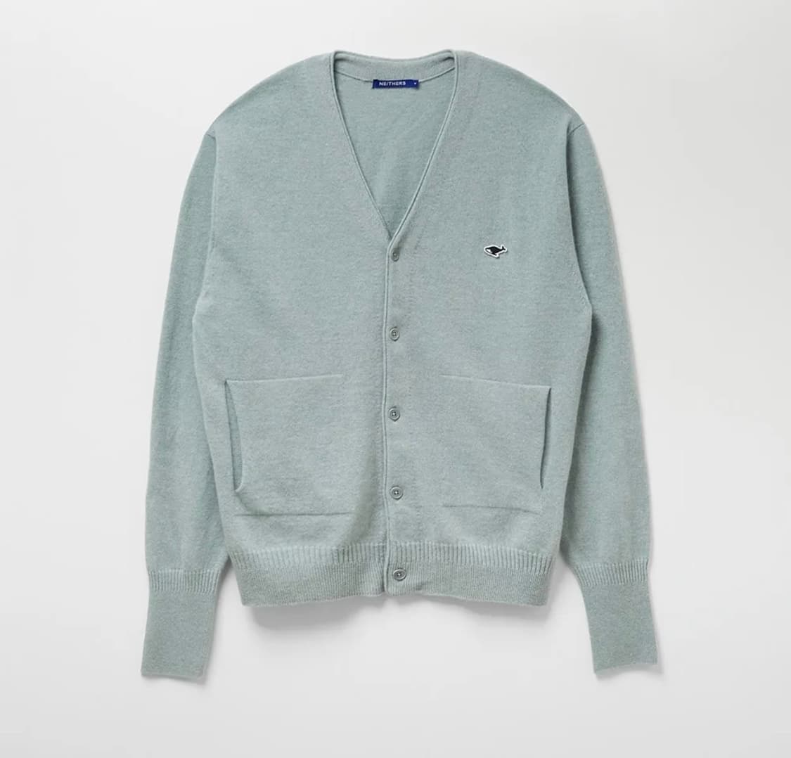 네이더스 울 가디건 민트색상 4사이즈 상품이미지1