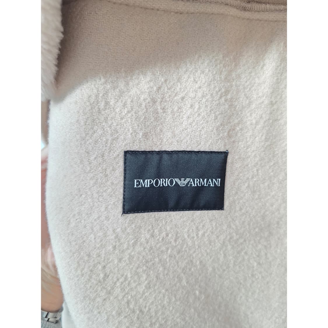 택포// M 엠포리오 아르마니 핑크 무스탕 코트 상품이미지2