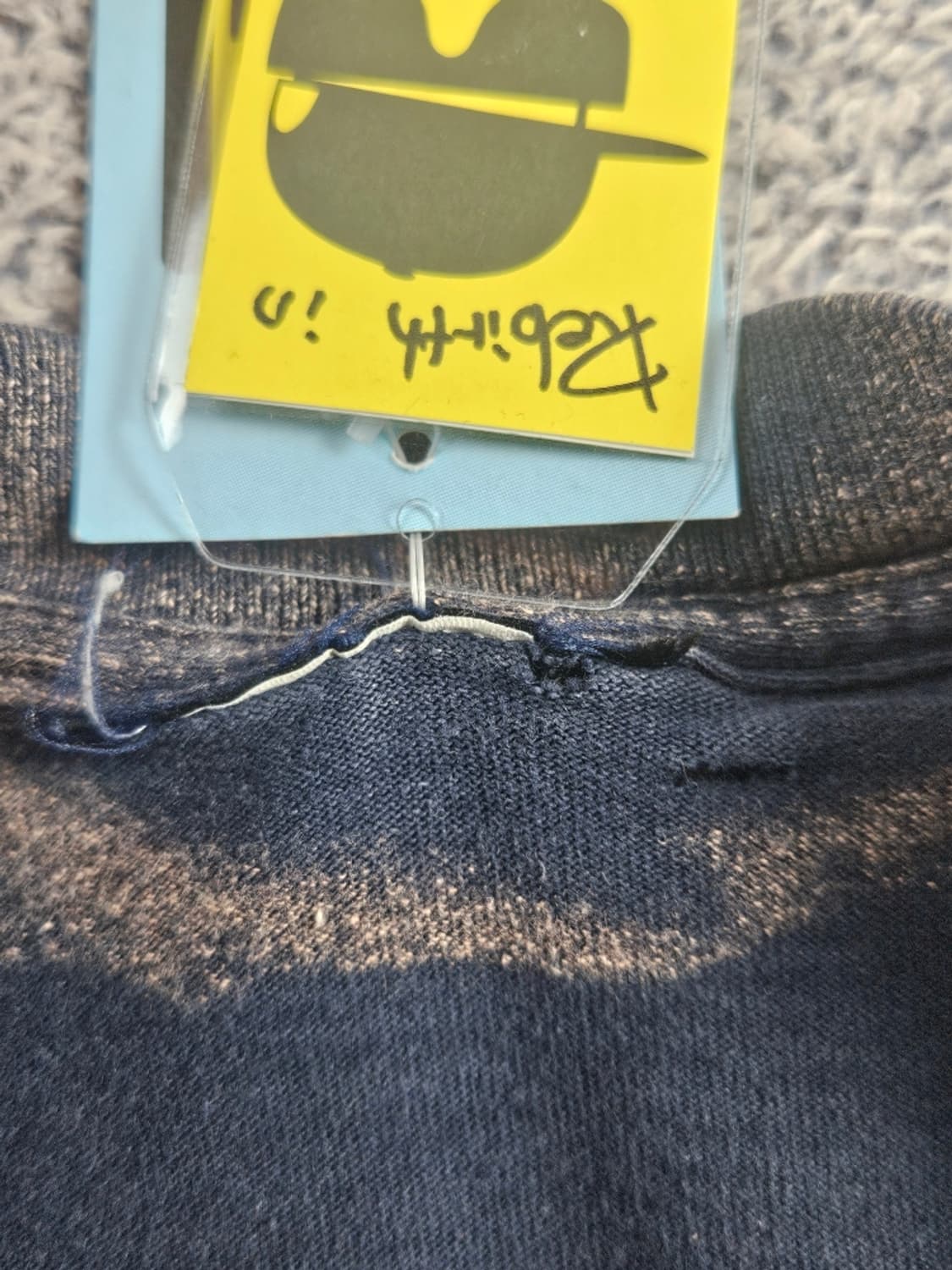 빈티지 커팅 다잉워시드 커스텀 롱 슬리브 ( M추정 ) / 11443 상품이미지7