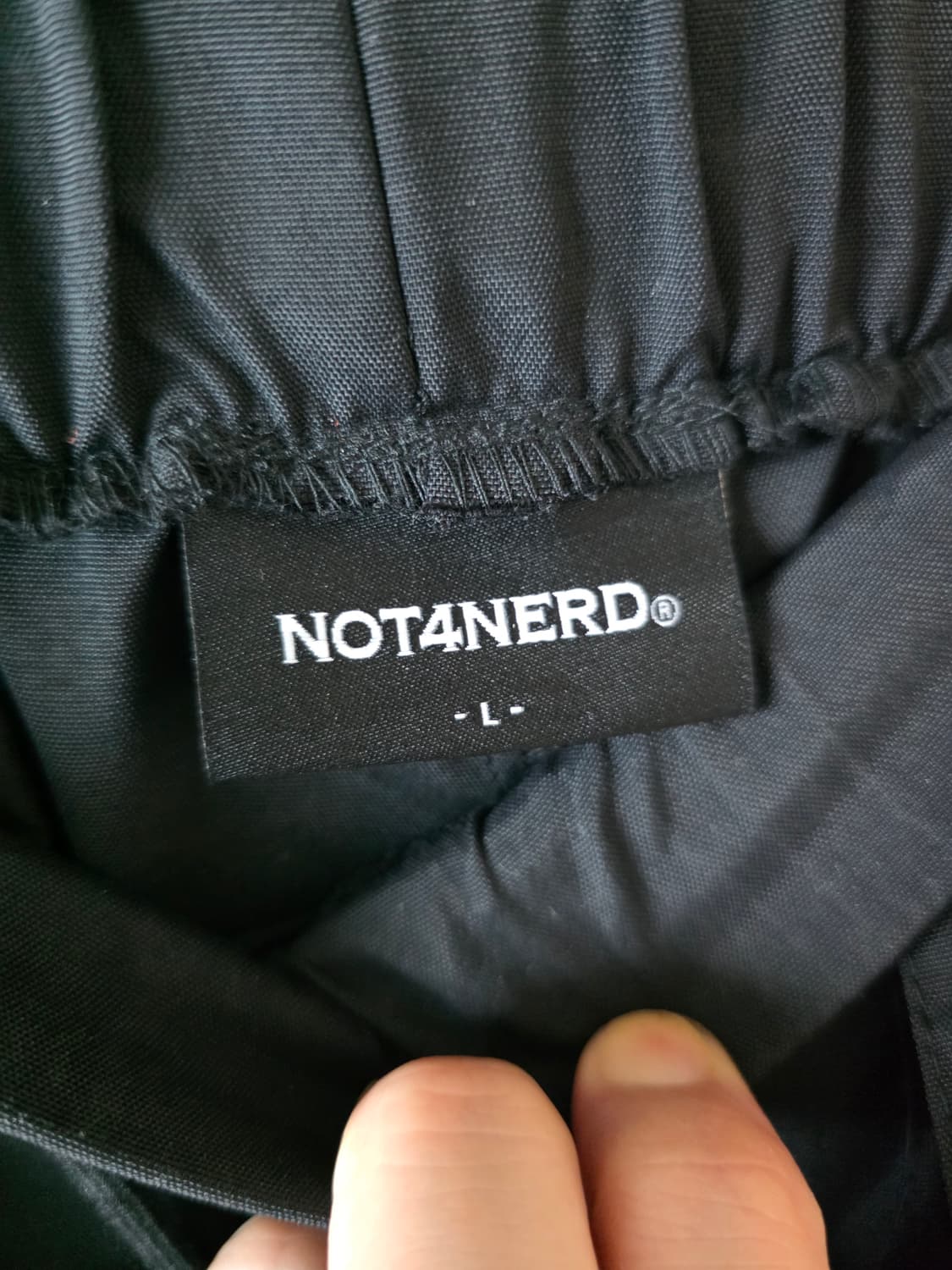NOT4NERD 나일론 유틸리티 지퍼카고 팬츠 블랙(L) 상품이미지2