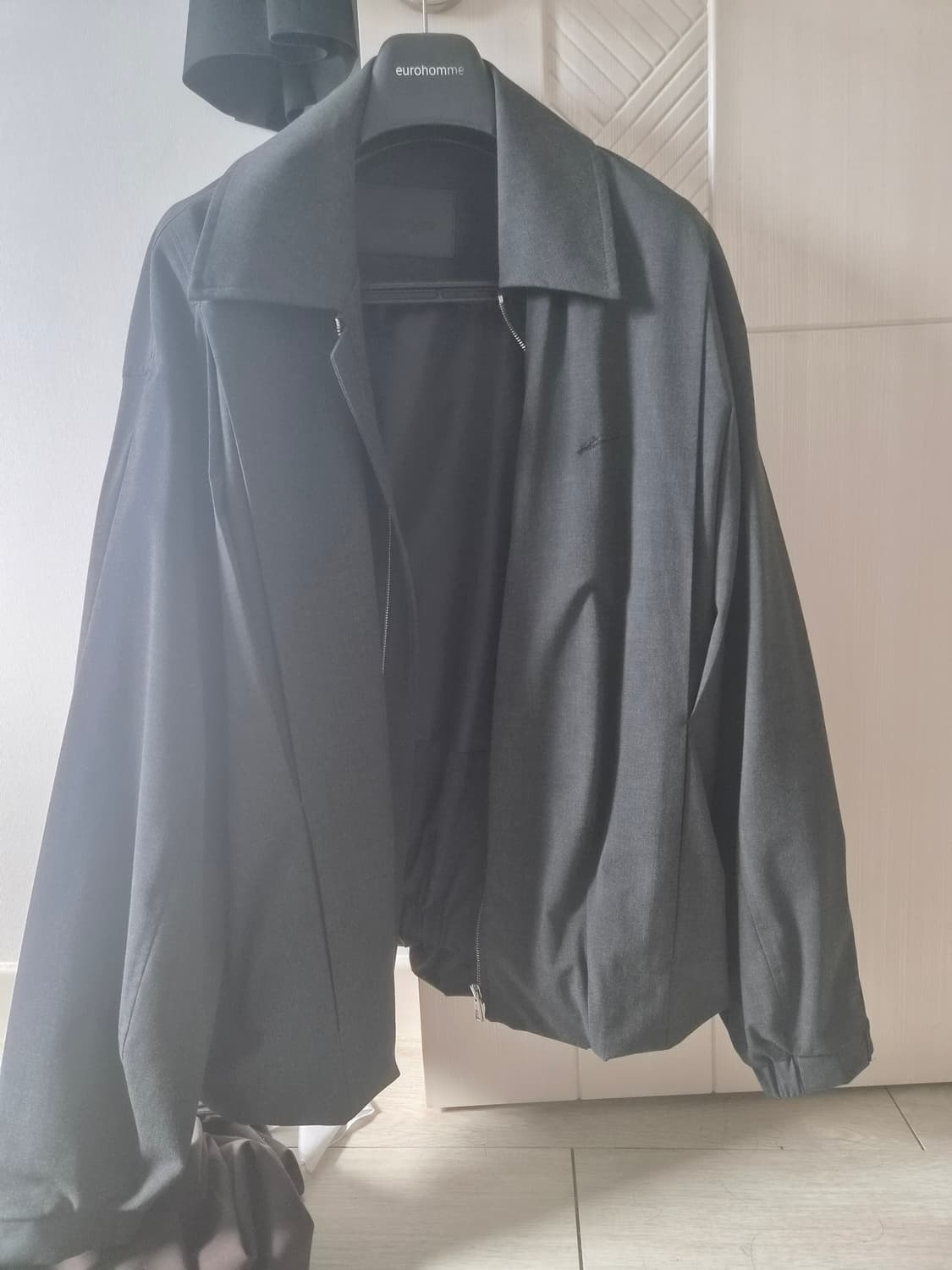 지오송지오 디테쳐블 카라 점퍼 블랙, 자켓 상품이미지4