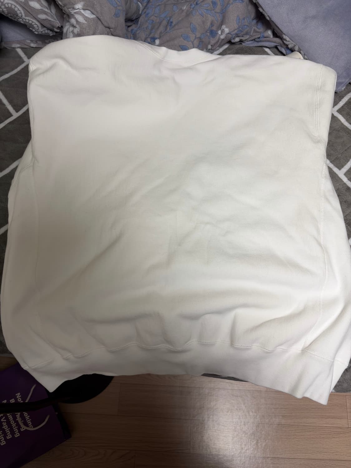 슈프림 워시드 박스로고 크루넥 화이트 (25SS) XXL 상품이미지5