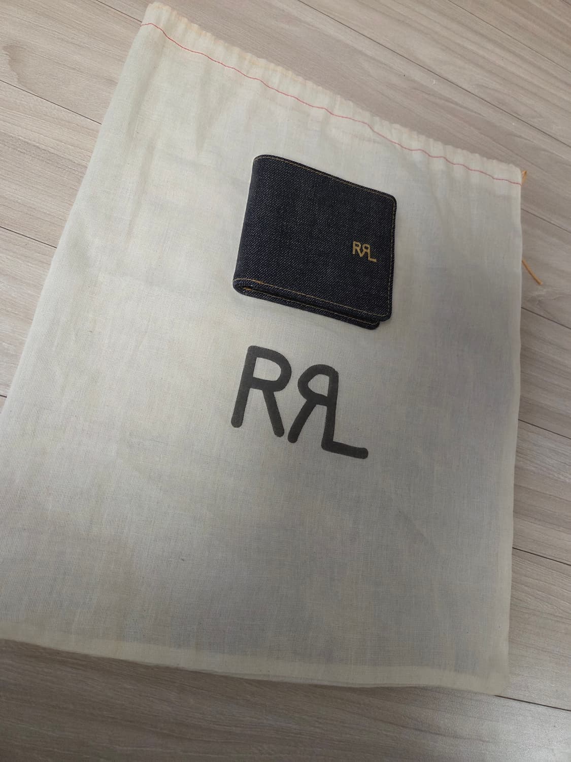 RRL 더블알엘 인디고 데님 빌폴드 지갑 상품이미지3