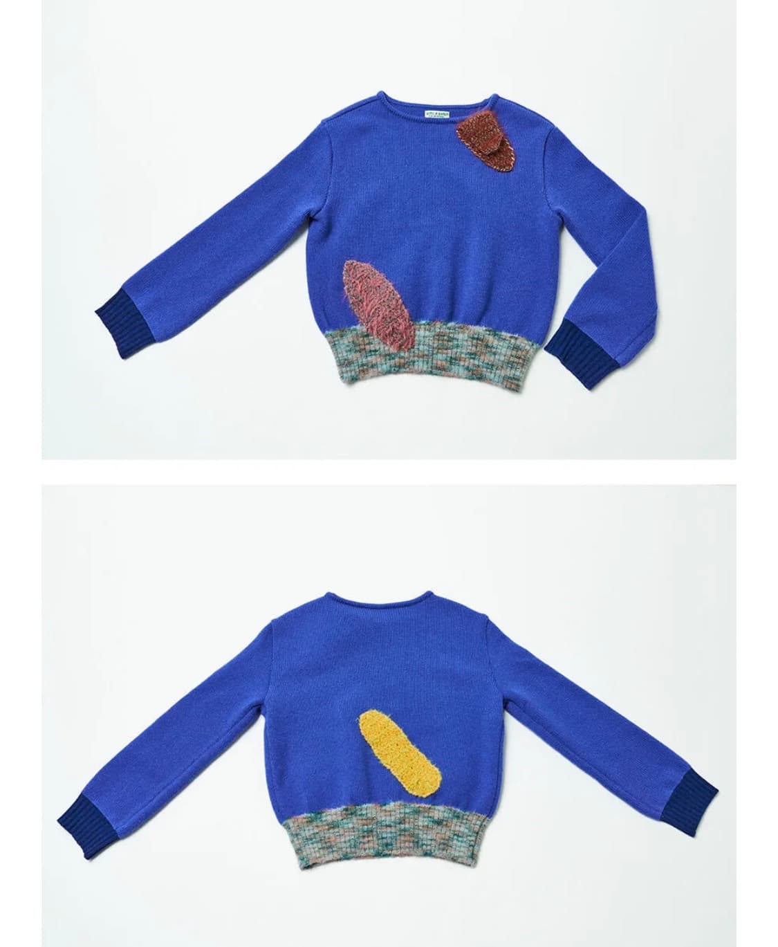 미수아바흐브 dirt pull-over warm blue 니트 상품이미지1