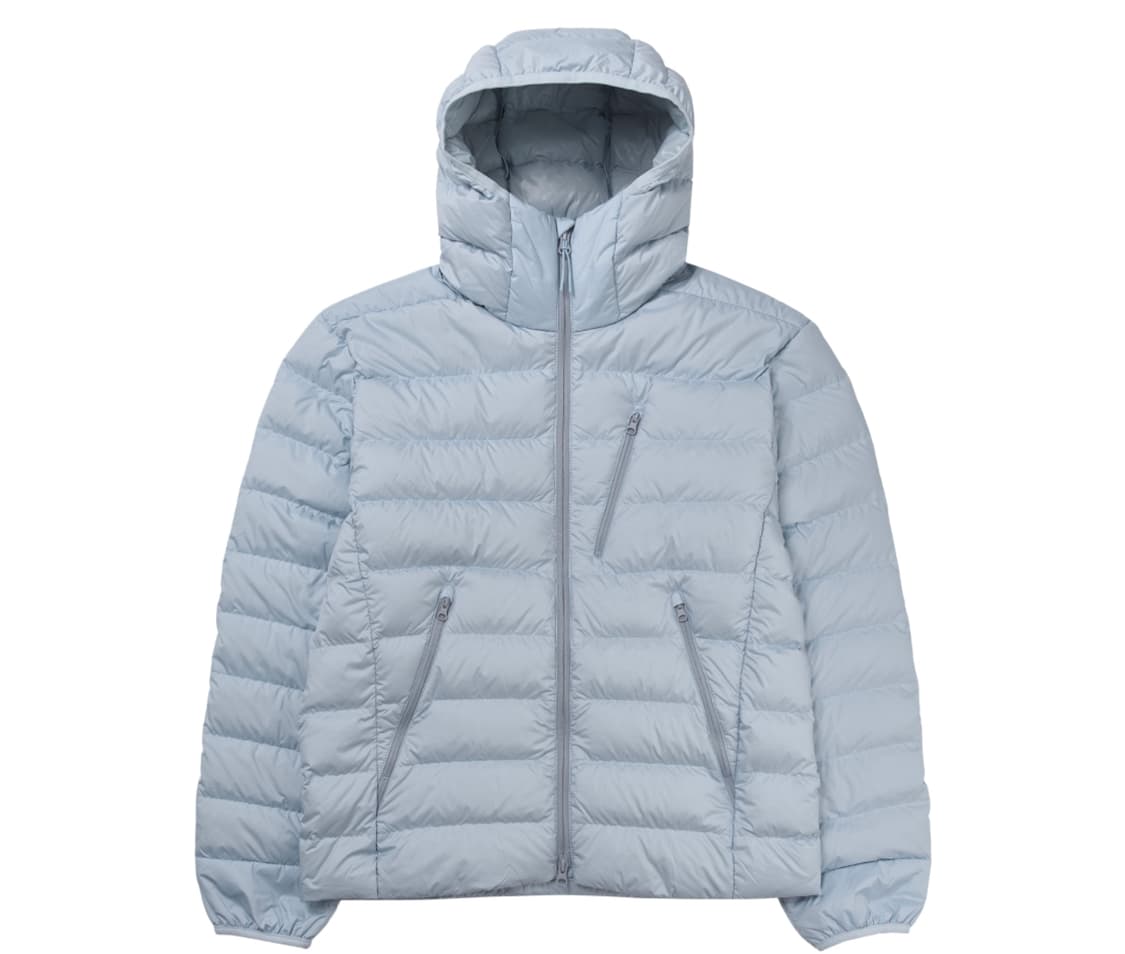 [새상품] 무신사 스탠다드 시티 레저 후드 라이트 다운 자켓 클라우디 상품이미지1