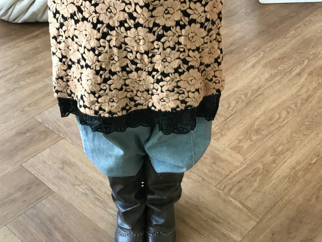 vintage beige pattern one-piece 상품이미지7