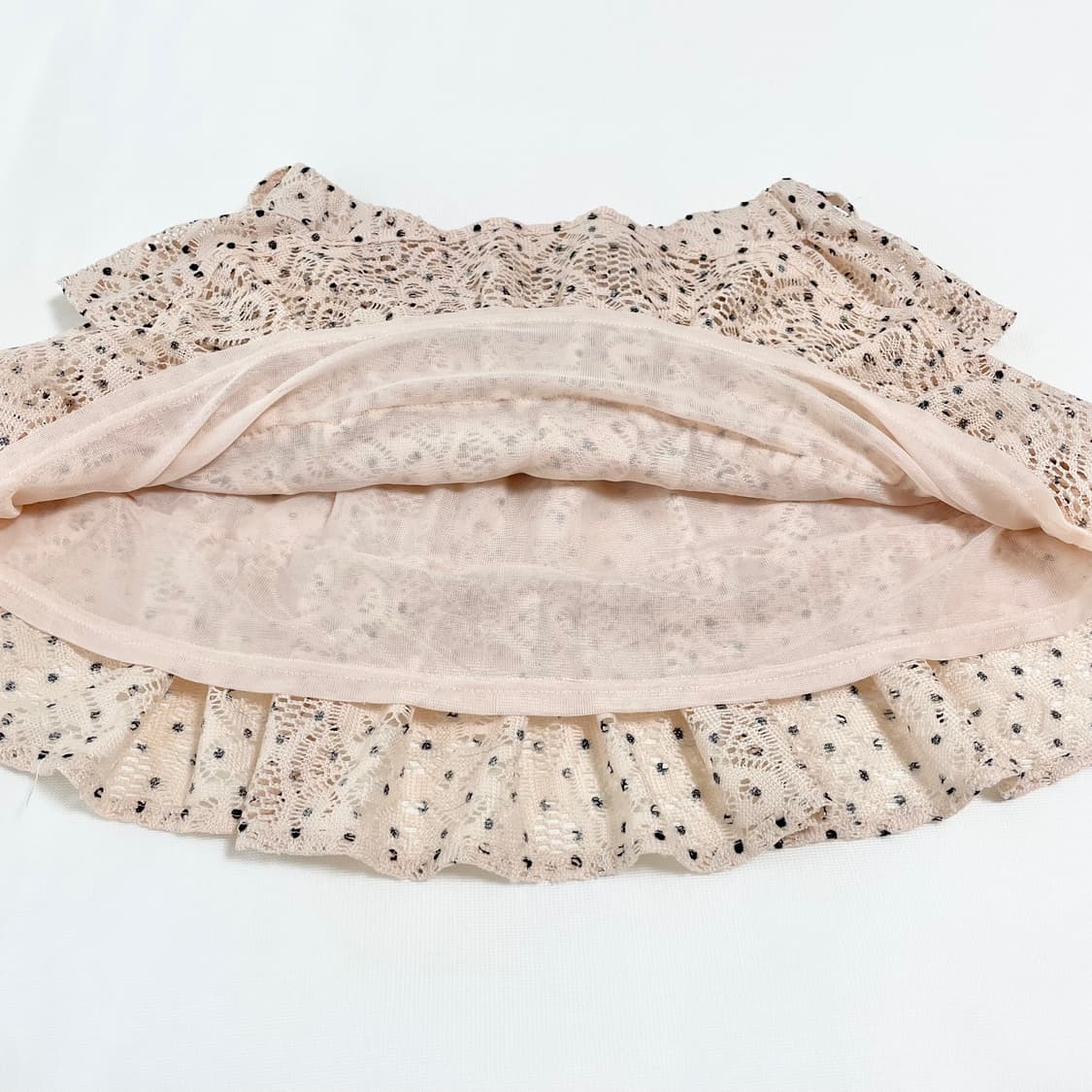 일본빈티지 도트 캉캉 히메갸루스커트히메카지 코지 러블리갸루 땡땡이스커트 상품이미지3