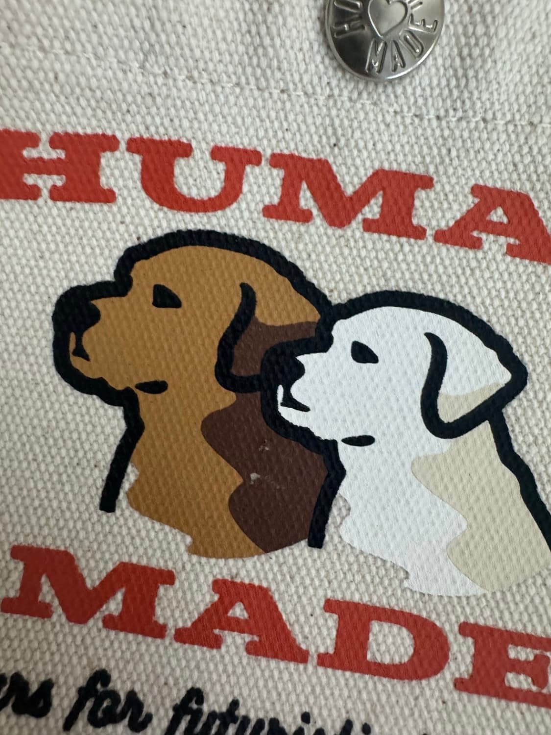 휴먼메이드 미니 숄더백 화이트 강아지 크로스백 상품이미지4