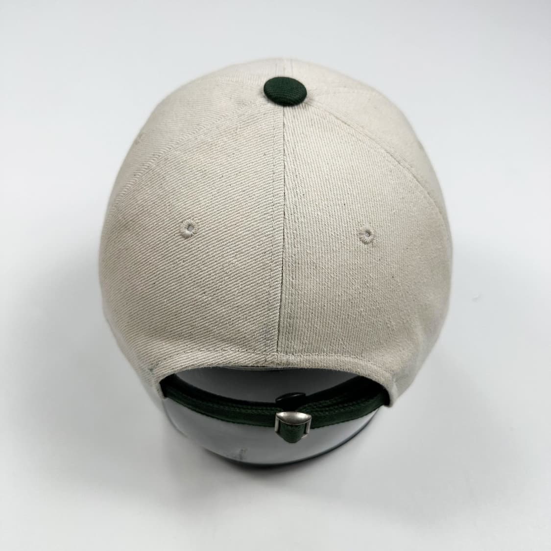 VTG 빈티지 아이보리 투톤 볼캡 모자 상품이미지3