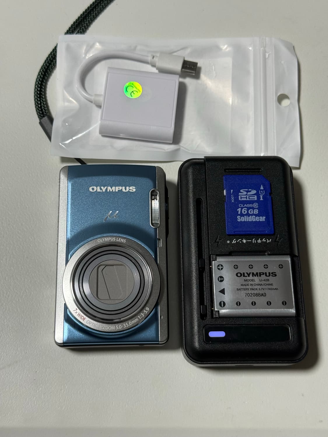 하투하 디카 올림푸스 뮤 7040 레어 블루 작례 o 상품이미지6