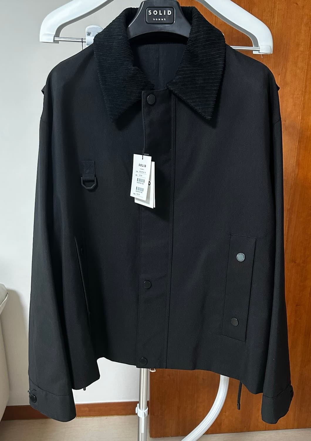 솔리드옴므 코듀로이 카라 쉘파카 48 새상품 상품이미지1