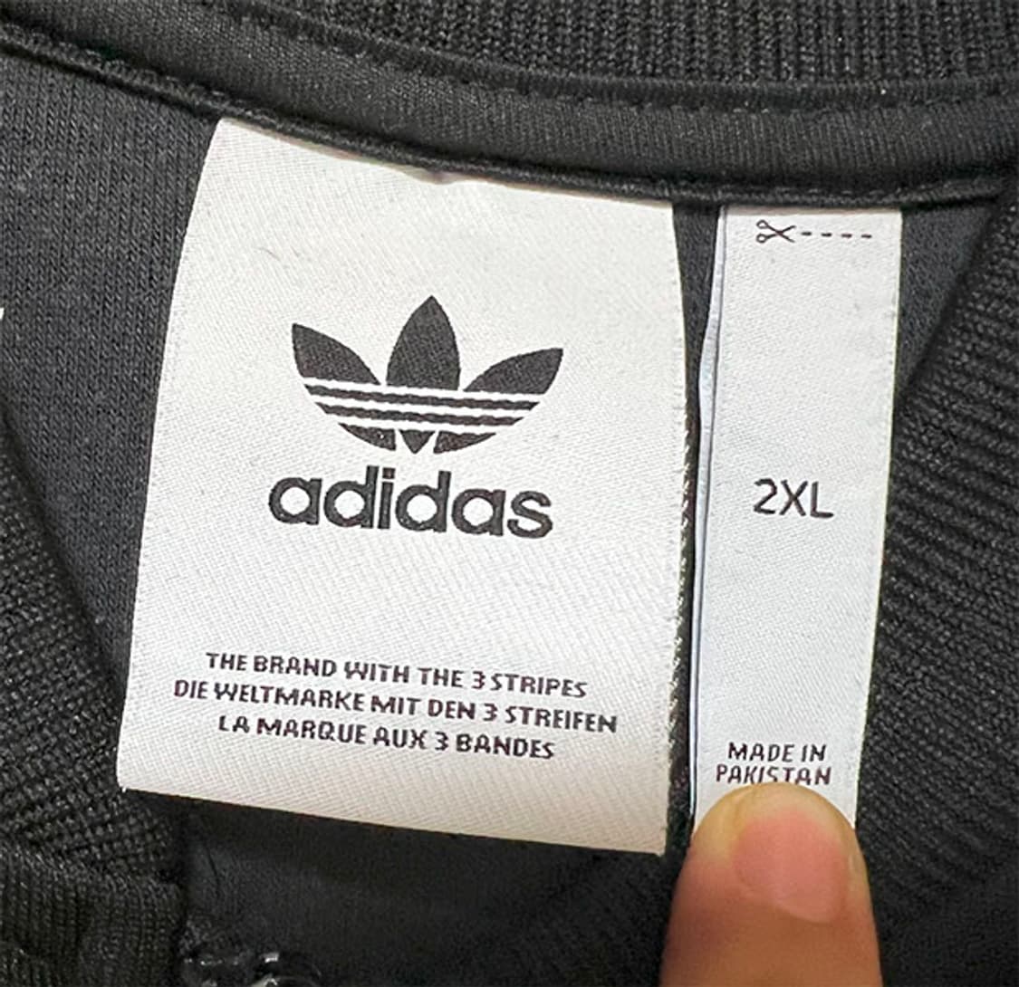 adidas 아디다스 신형 남자 트랙탑 블랙져지 캐주얼 삼선 XL 105 상품이미지3
