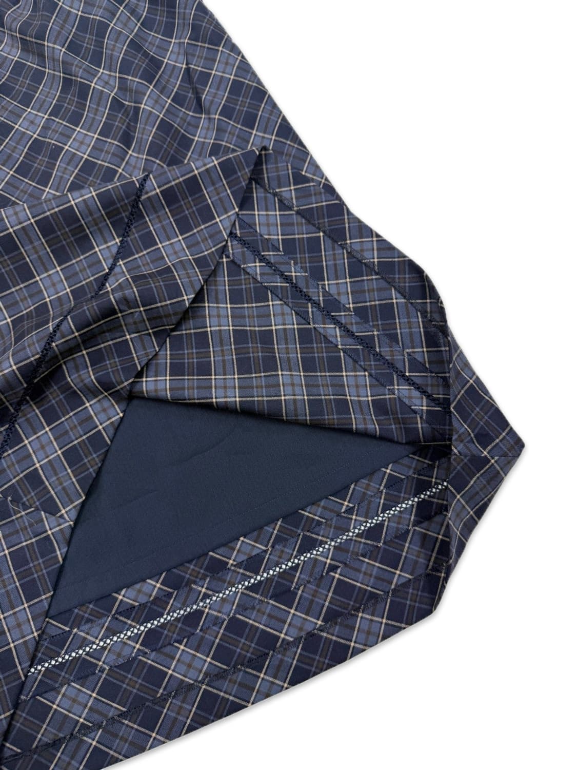 빈티지 DAKS 체크 롱 스커트 상품이미지3