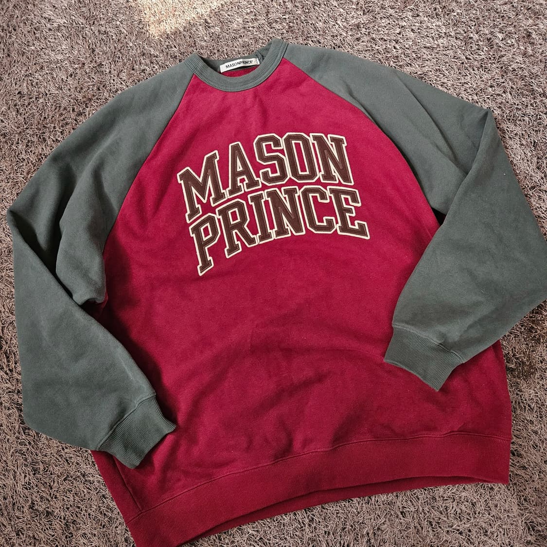 Mason Prince 라글란 스웻 맨투맨 티셔츠 4size 상품이미지1