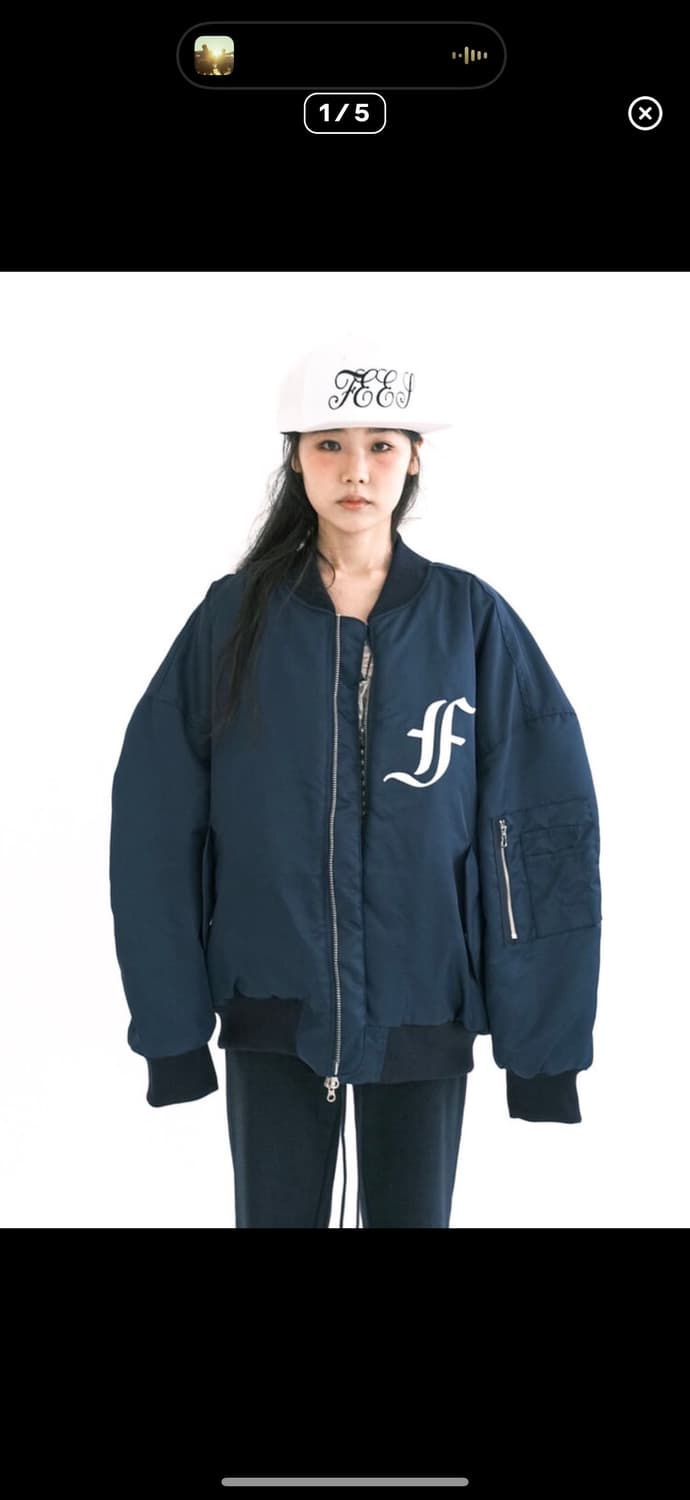 (구해요) 샵페어리 봄버 네이비 상품이미지1