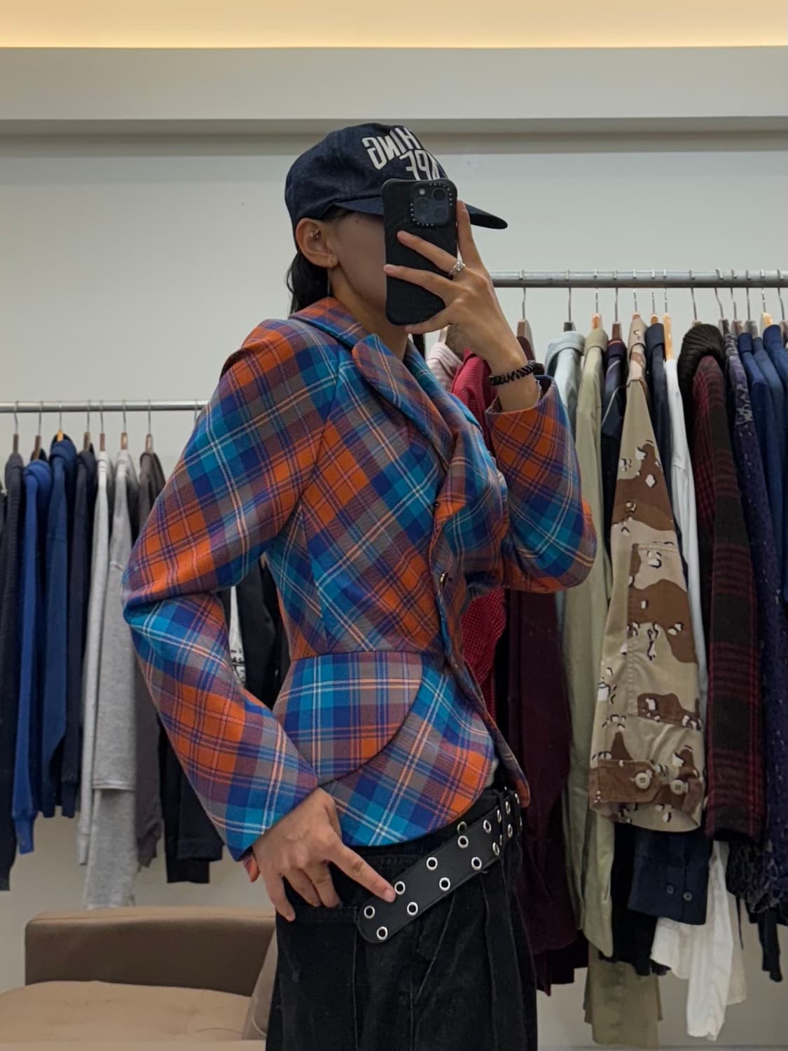 비비안 웨스트우드 드렁큰 테일러드 타르탄 자켓 상품이미지8