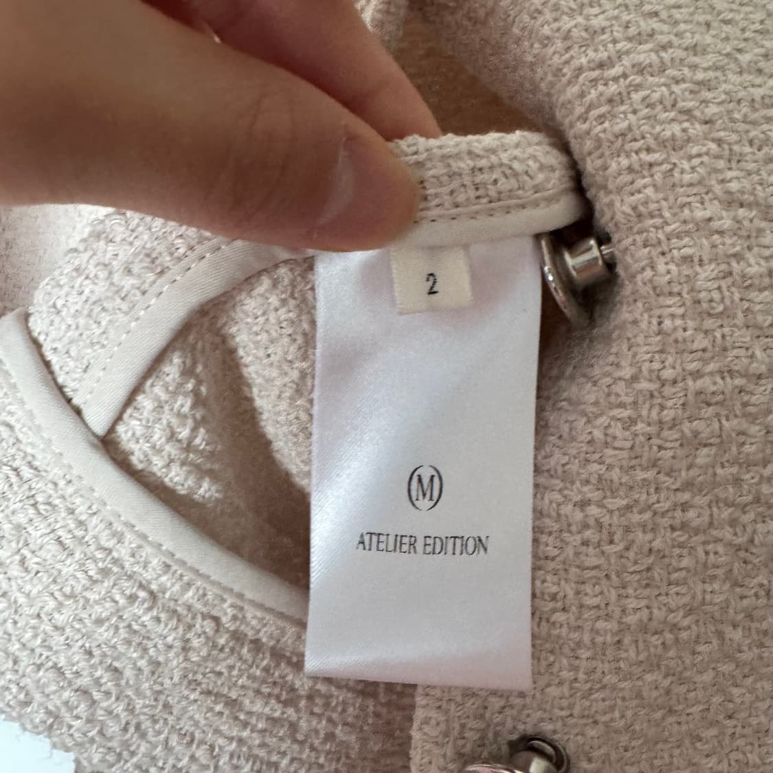 아뜰리에에디션 트위드자켓 상품이미지4