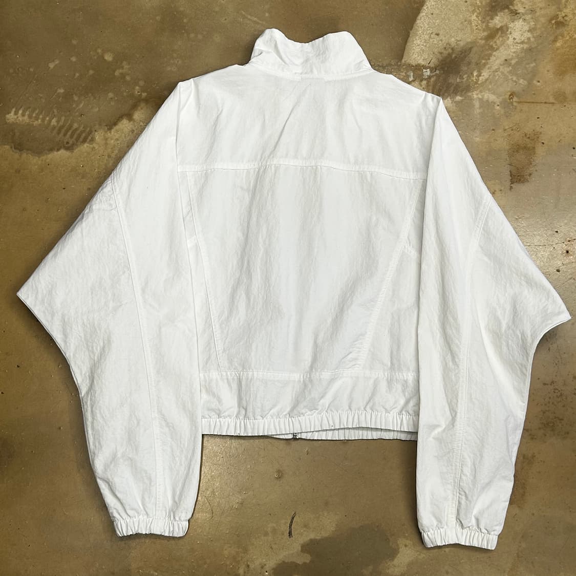 XL 나이키 스우시 화이트 크롭 바람막이 상품이미지3