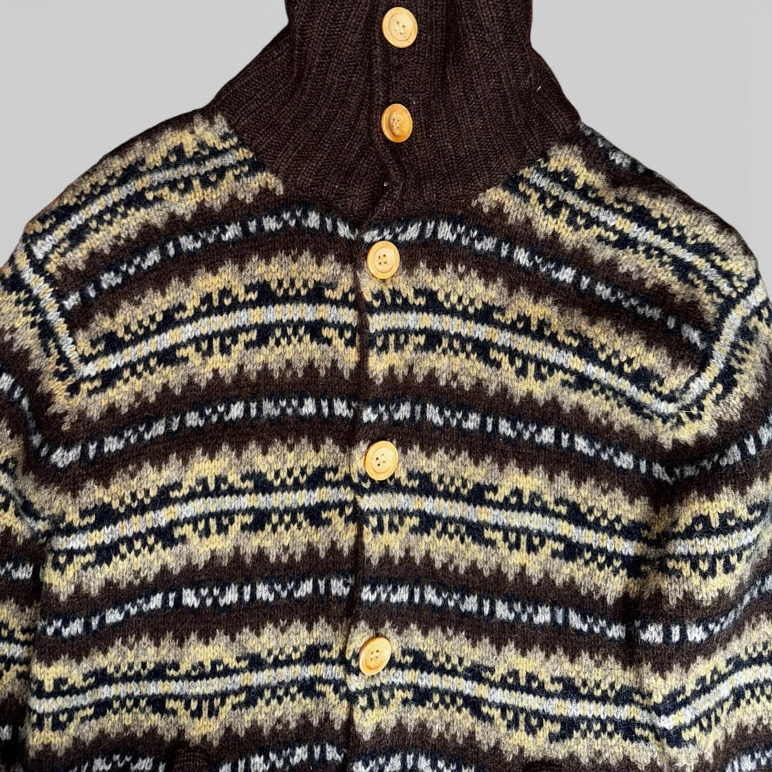 90‘s Woolrich Nordic Wool Cardigan 상품이미지3