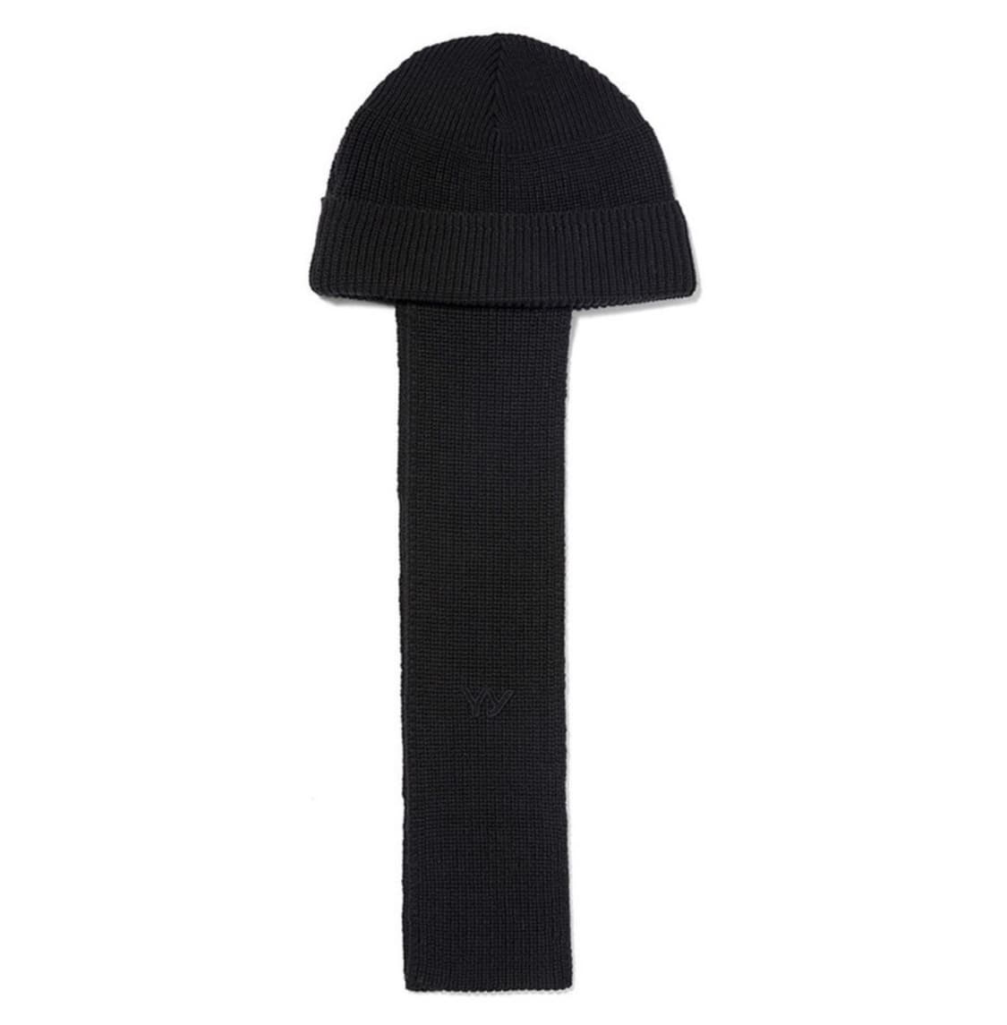 오픈와이와이 스카프 비니 블랙(나나 착용) 상품이미지2