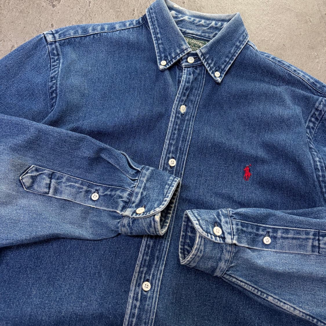 폴로 청 데님 셔츠[2230] 상품이미지5