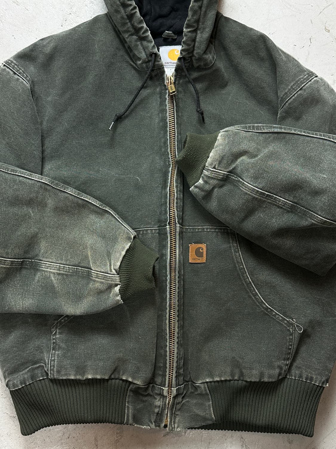 00's OG 칼하트 J130 액티브 자켓 칼하트 MOS 모스그린 상품이미지8