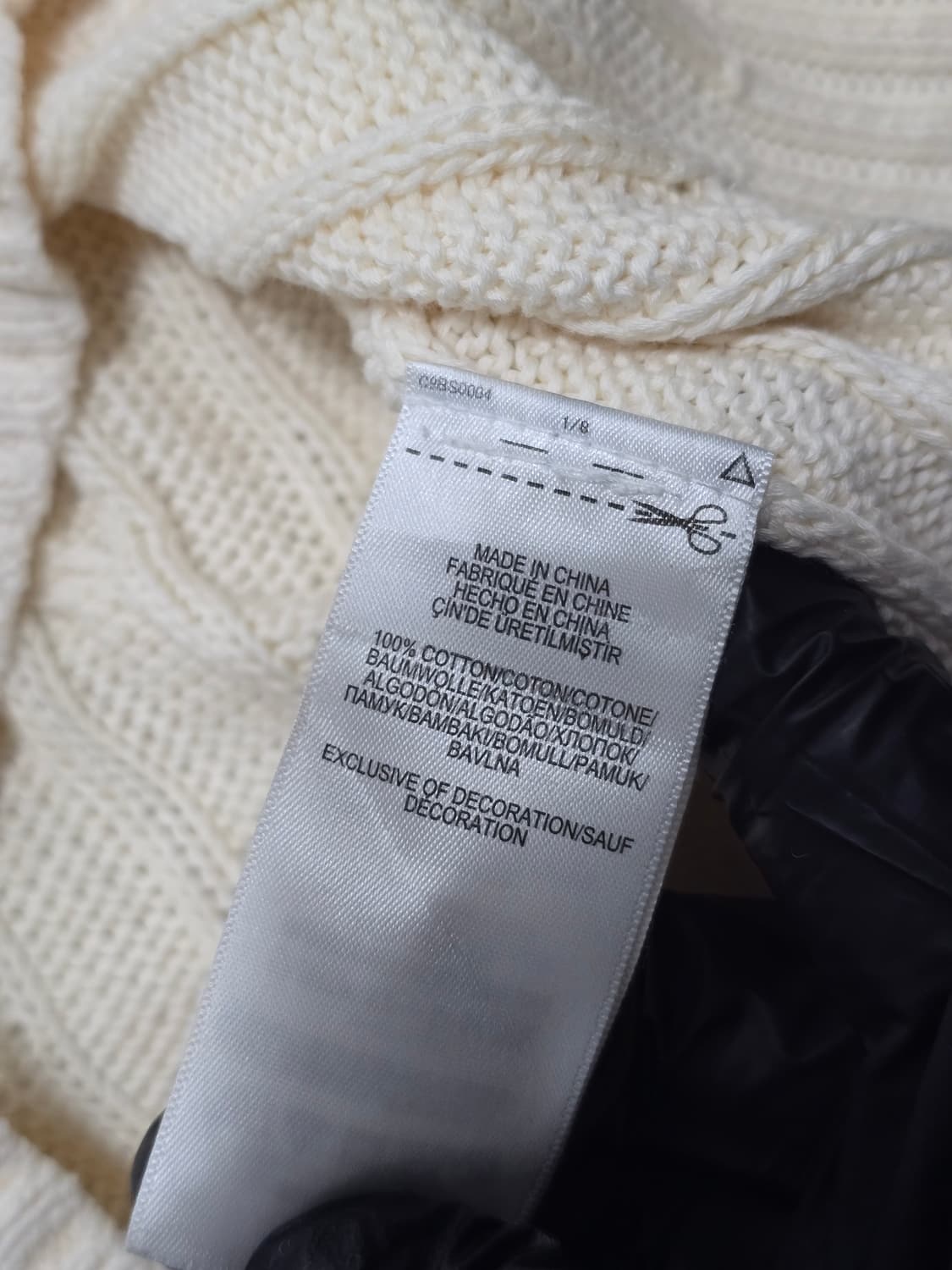 폴로랄프로렌 케이블 코튼 브이넥 니트 M 상품이미지7