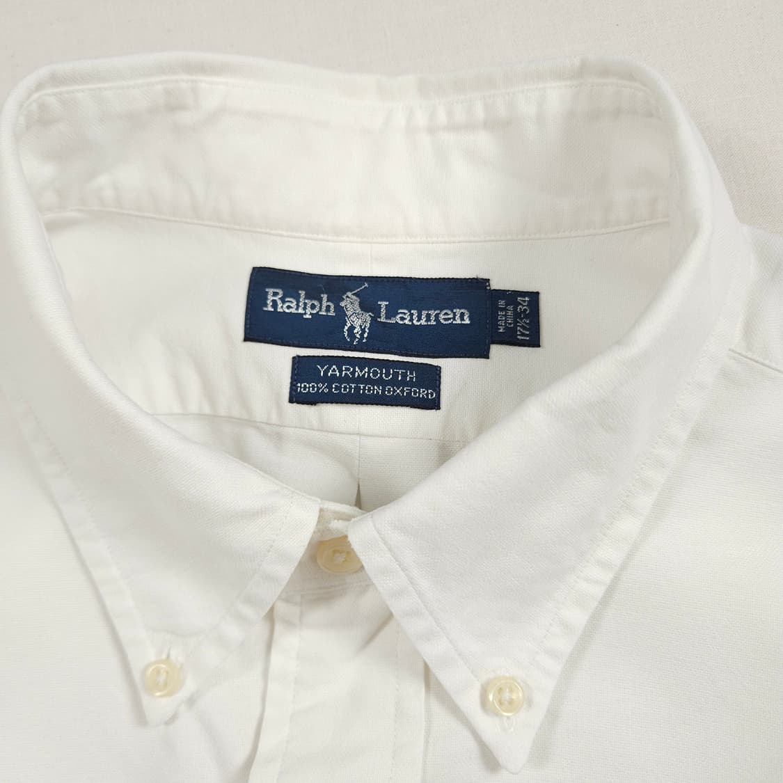 2XL(110) 폴로 랄프로렌 옥스포드 화이트셔츠 상품이미지4