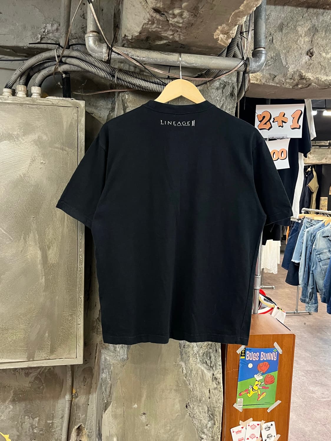 리니지 반팔티 블랙 100 #csz3901 상품이미지2