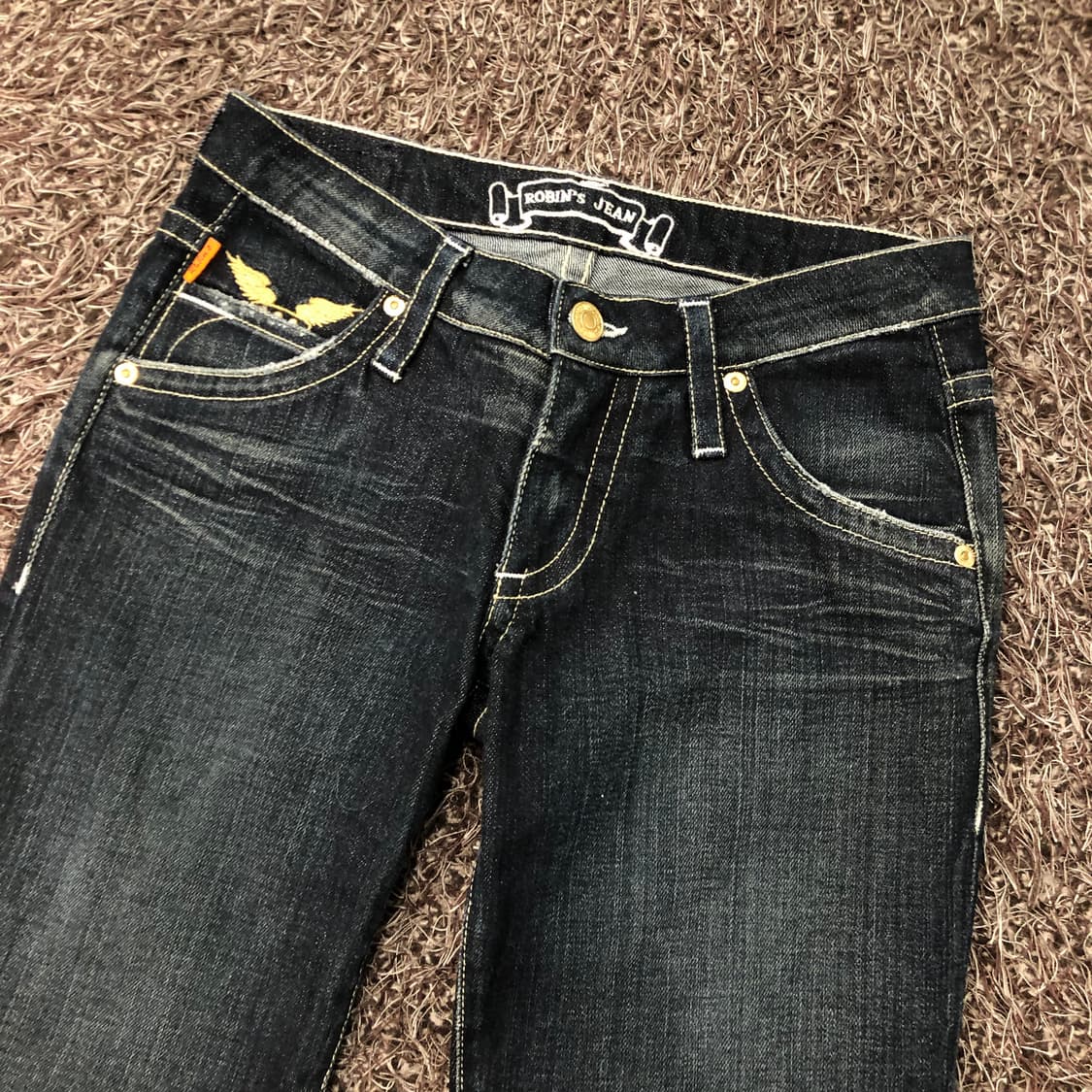 25 로빈스진 부츠컷 워싱 데님 팬츠 상품이미지4
