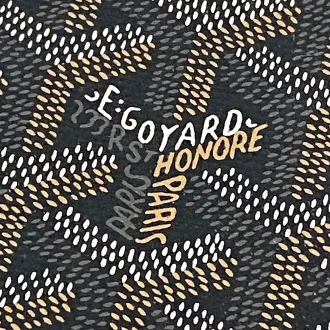 [정품] GOYARD 고야드 세나 포쉐트 MM 블랙 클러치백 상품이미지4