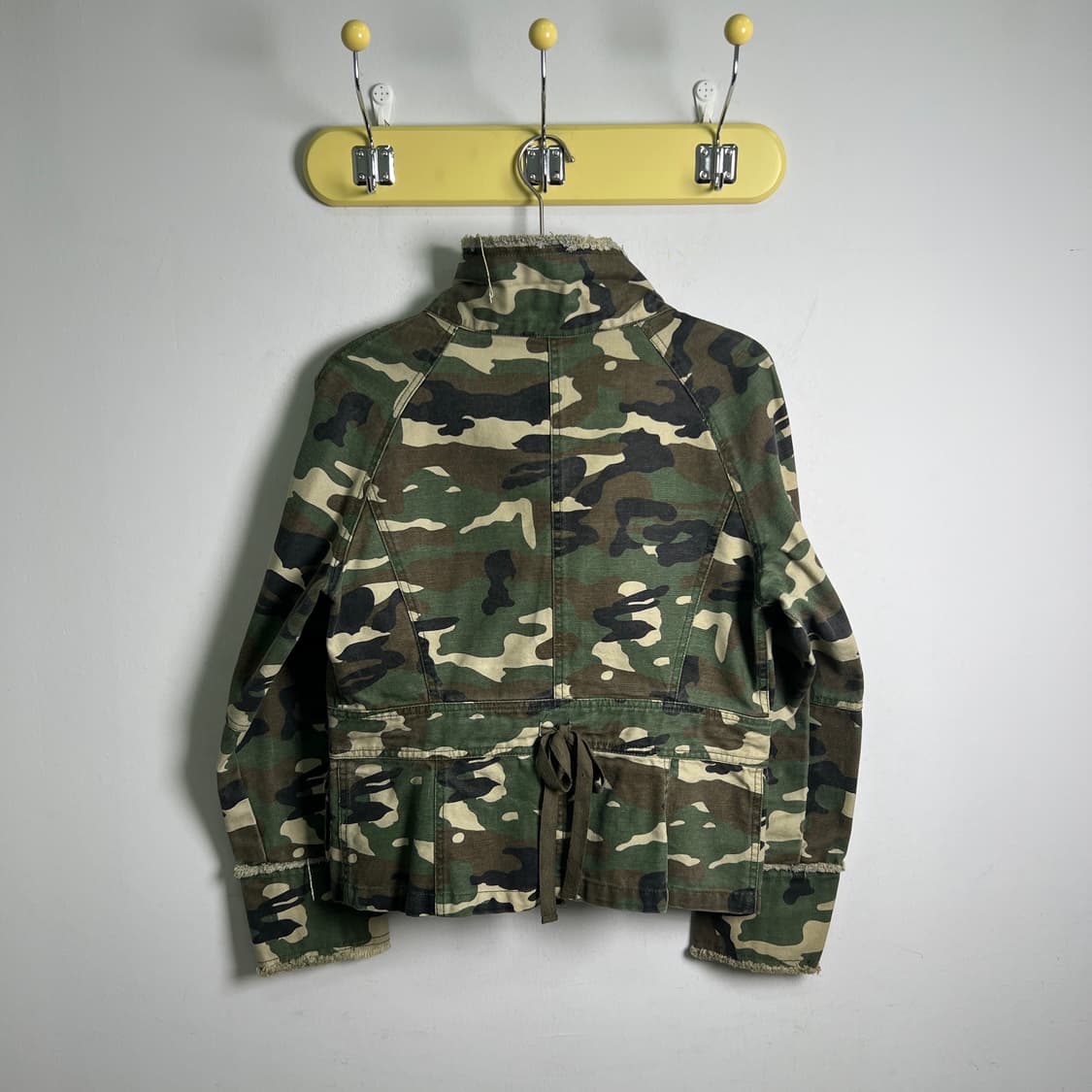 Jasper minx 빈티지 카모플라쥬 하이넥 밀리터리 자켓 L 상품이미지2