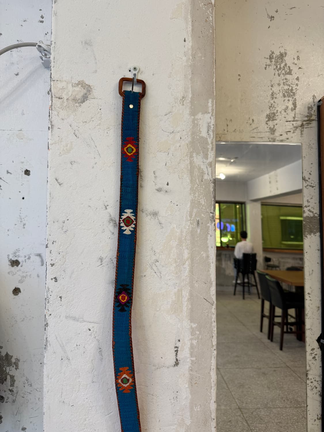 나바호 벨트 가죽과 자수 더블알엘 웨스턴 네이티브 아메리칸 상품이미지6