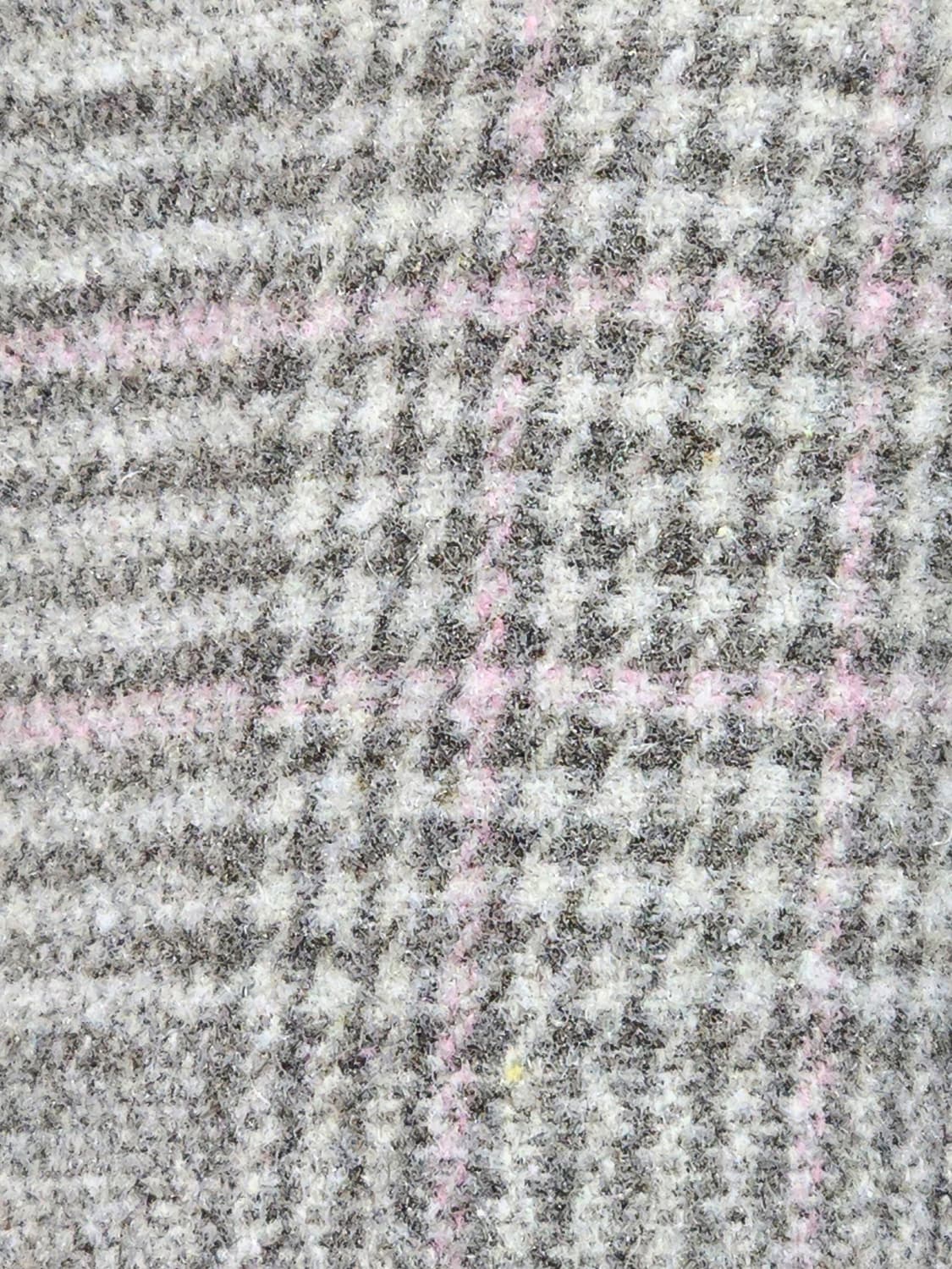 체크 크롭 더블 버튼 울혼방 자켓  상품이미지8