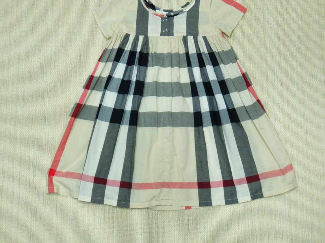 (10Y) burberry 버버리 칠드런 키즈 체크 원피스 상품이미지3