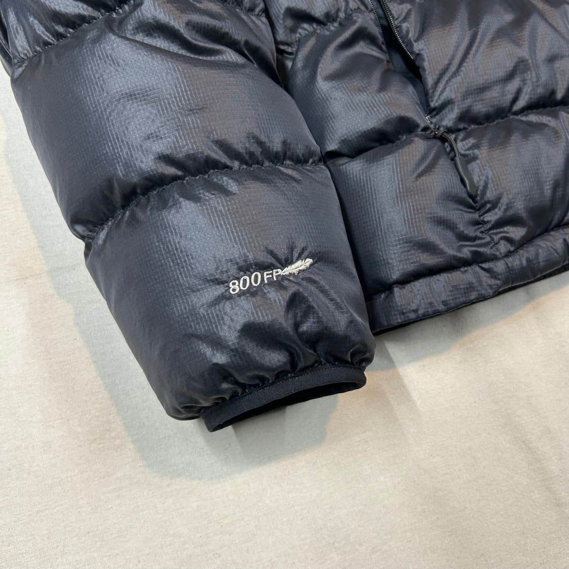 L) 몽벨 800 구스다운 거위털 패딩 블랙 상품이미지3