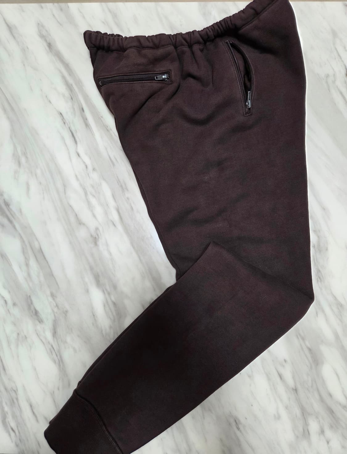 이지 시즌1 버건디 조거팬츠 상품이미지4