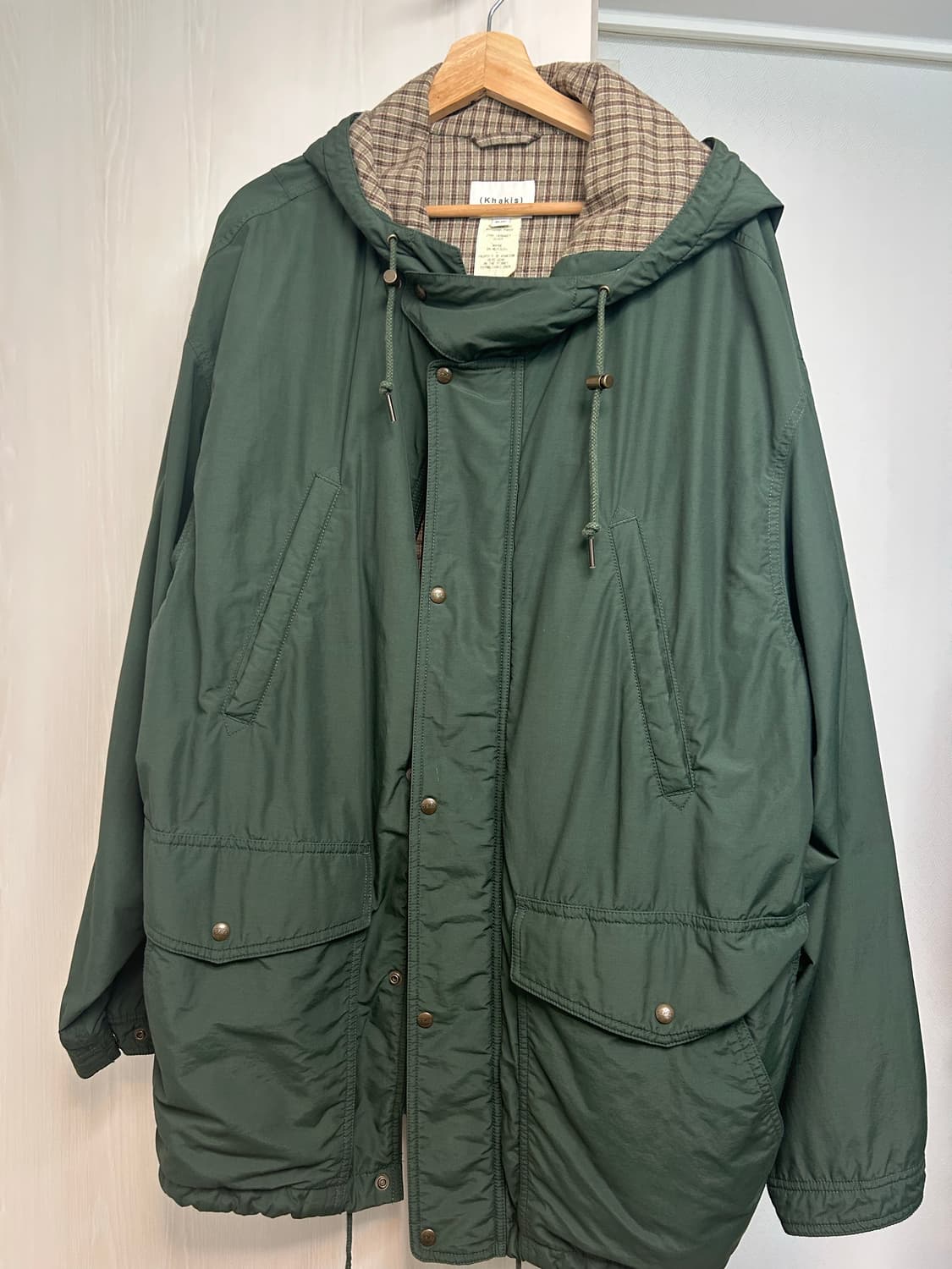 카키스 우븐 바람막이 상품이미지1