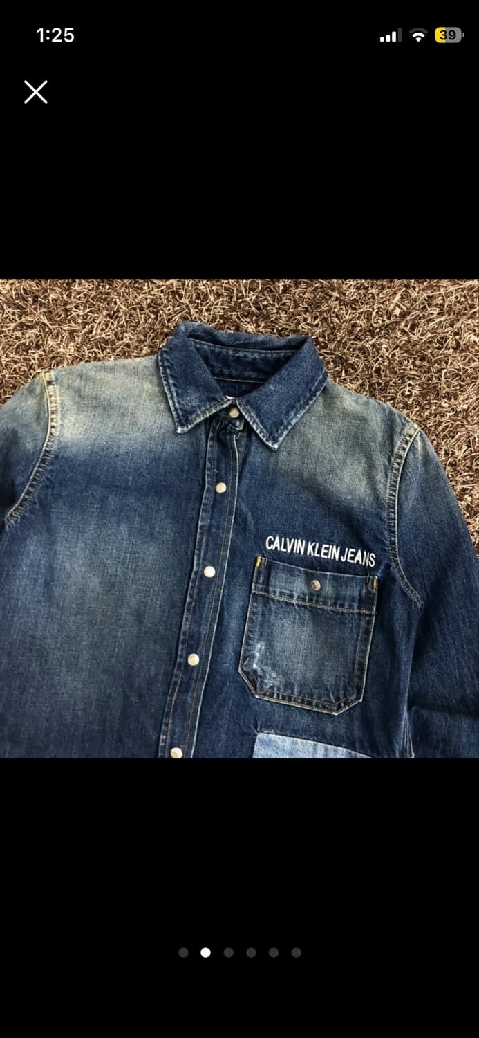 캘빈클라인 진스 대님 셔츠 새상품급 상품이미지2