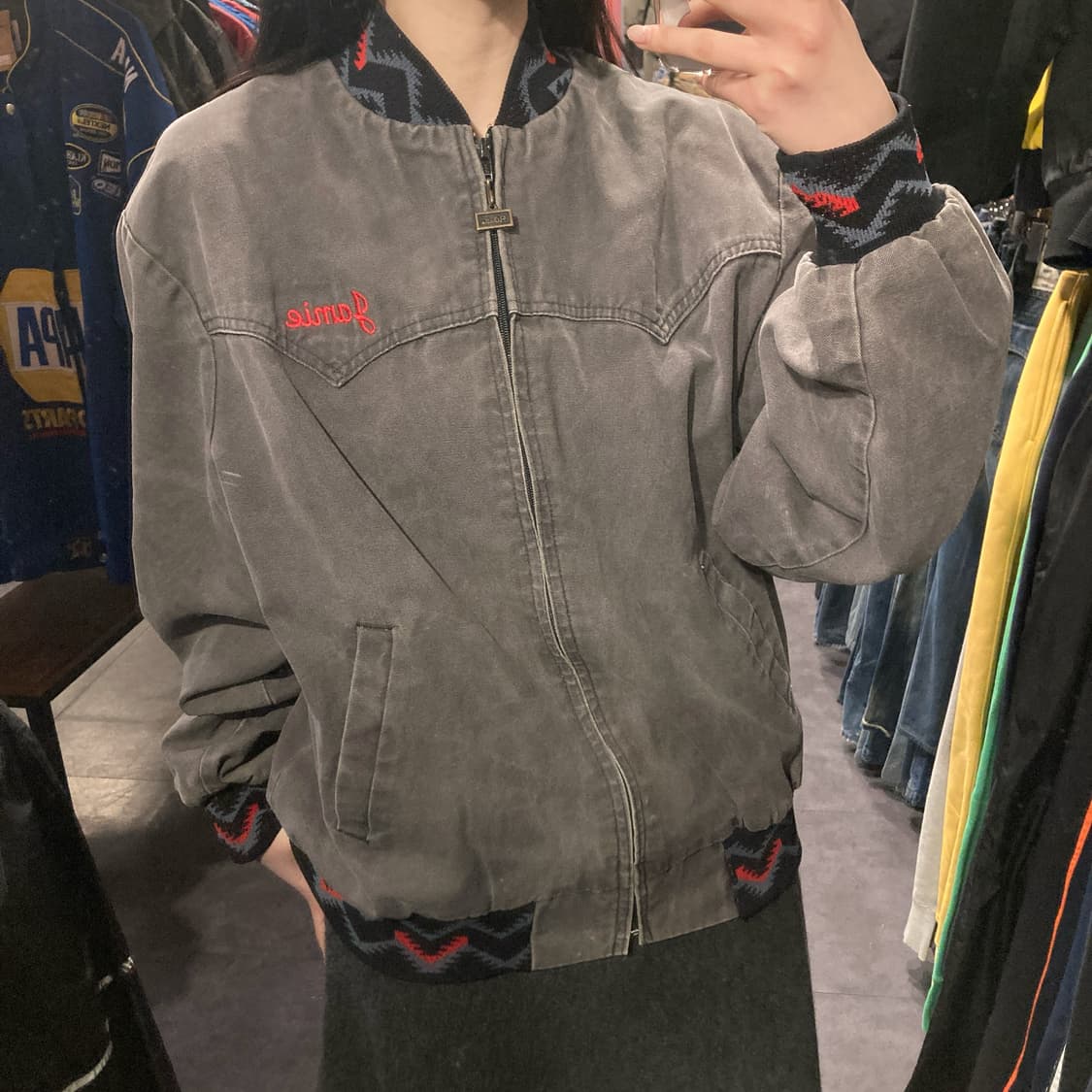  [IM]  Wallo 아메리칸 빈티지 워크자켓 브라운 상품이미지4