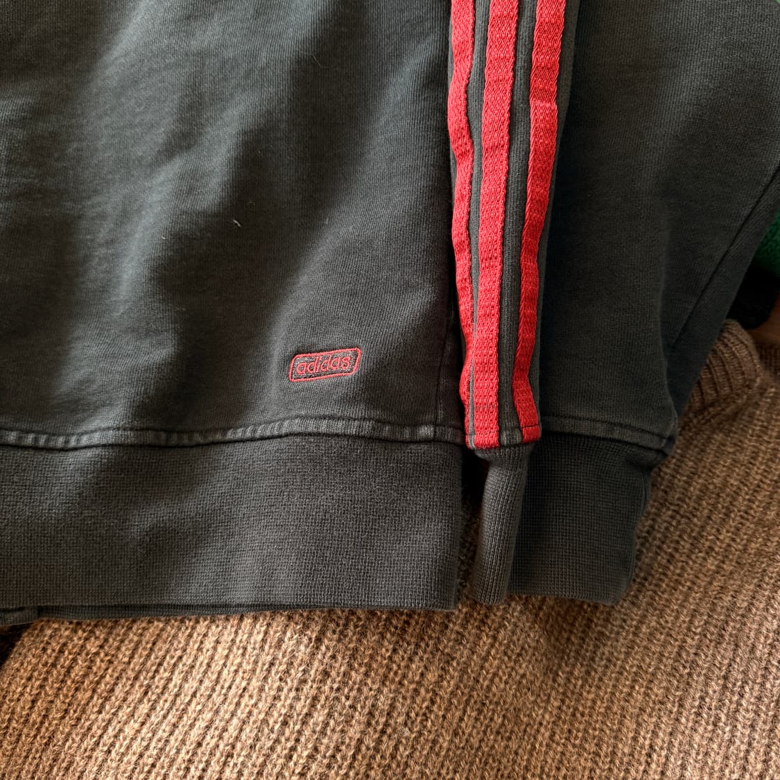 아디다스 검빨 삼선 자켓 L 상품이미지8