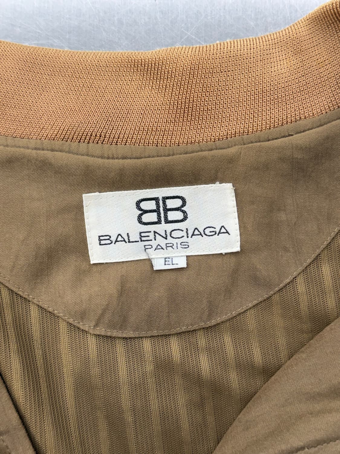 발렌시아가 카멜 타프타 실키 블루종 자켓 상품이미지7