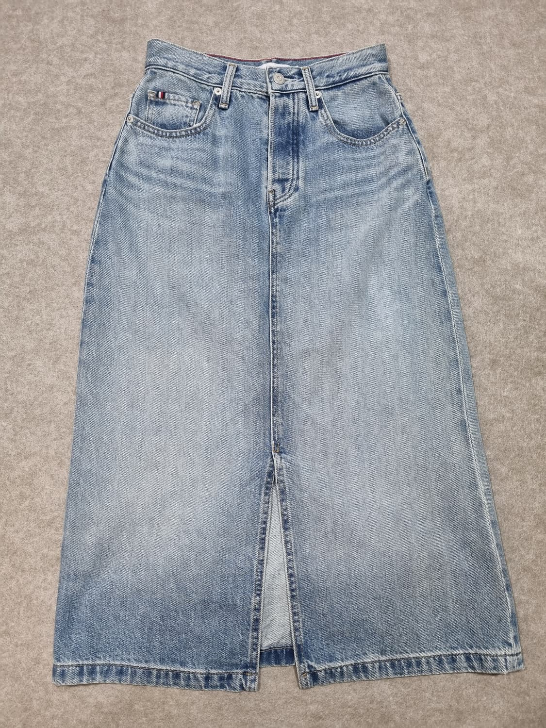 여성 26~27인치 타미힐피거 데님 청치마 스커트 상품이미지1