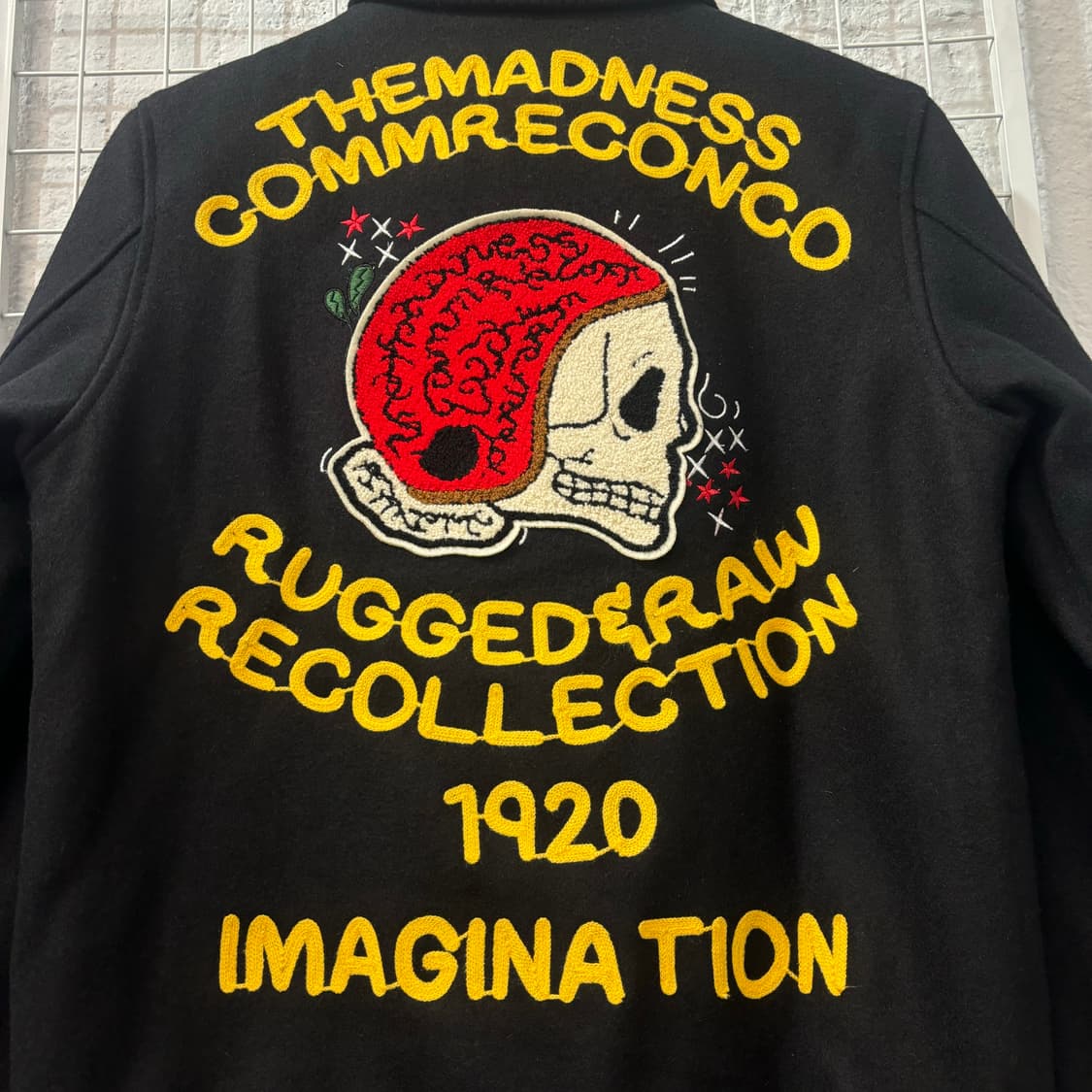 The Madness 더 매드니스 울 바시티 자켓 M 상품이미지7