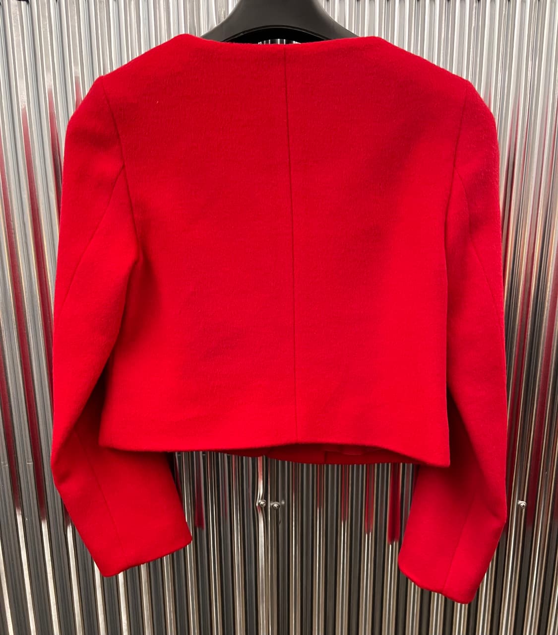 vem.ver 크롭 자켓 레드 상품이미지7