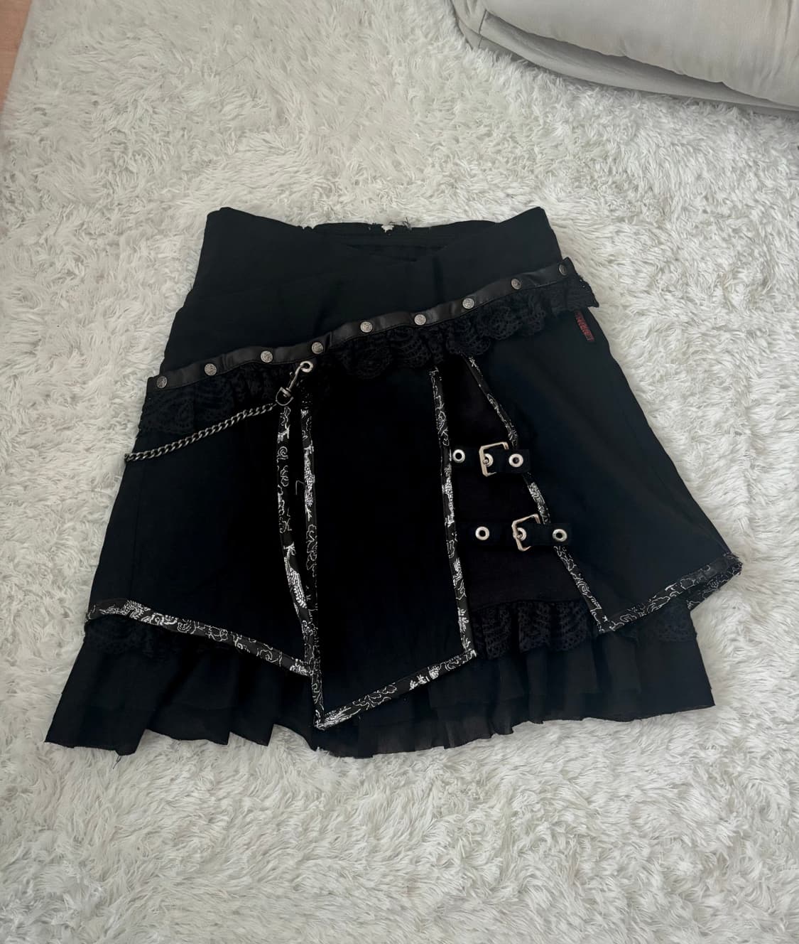 오즈온 Ozzon 오리엔탈 체인 랩스커트 상품이미지2