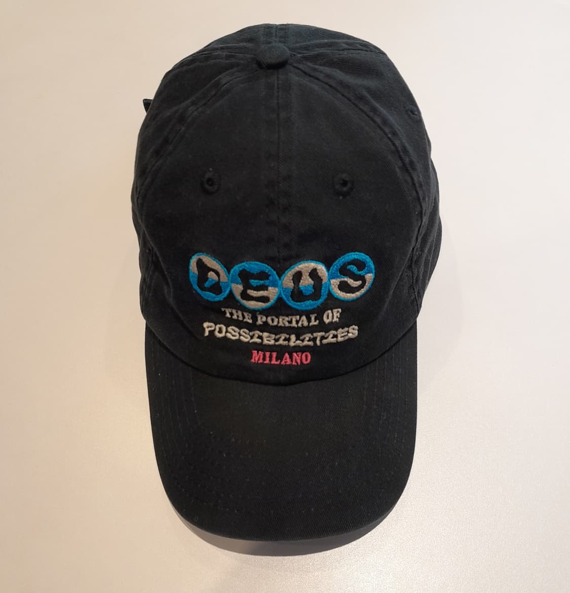 💥데우스 엑스마키나 밀라노 워싱 볼캡 (블랙)
 상품이미지2