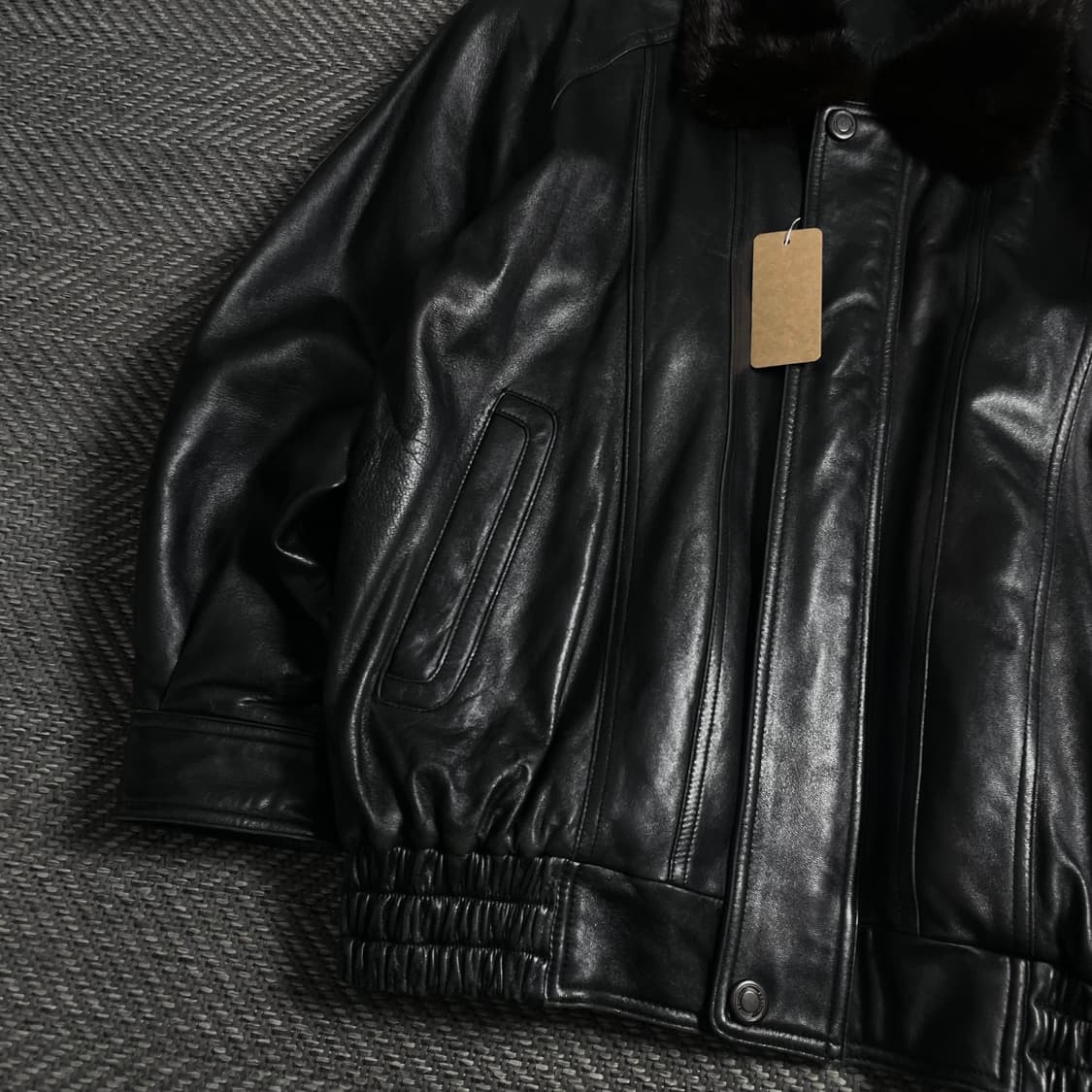 Arpeggio 아카이브 램스킨 퍼 무스탕 가죽자켓o 4718 상품이미지3